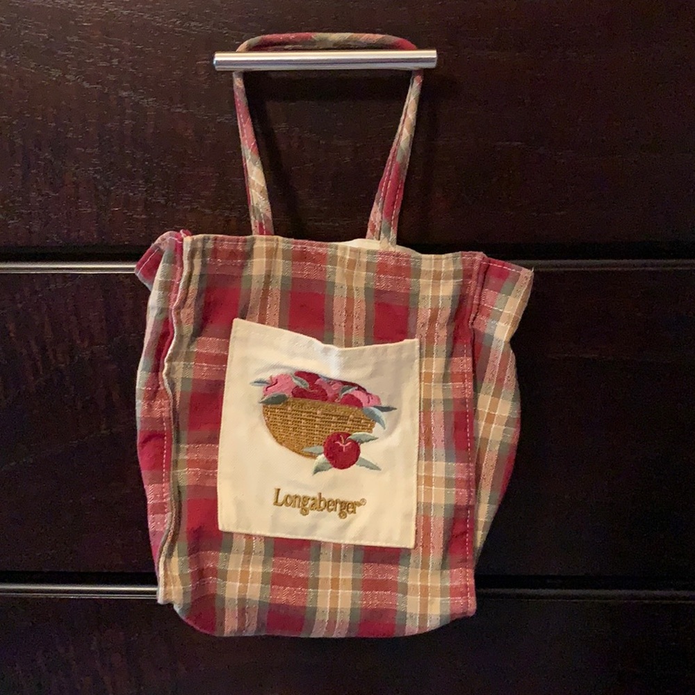 Longaberger Homestead purse handbag lunch bag satchel